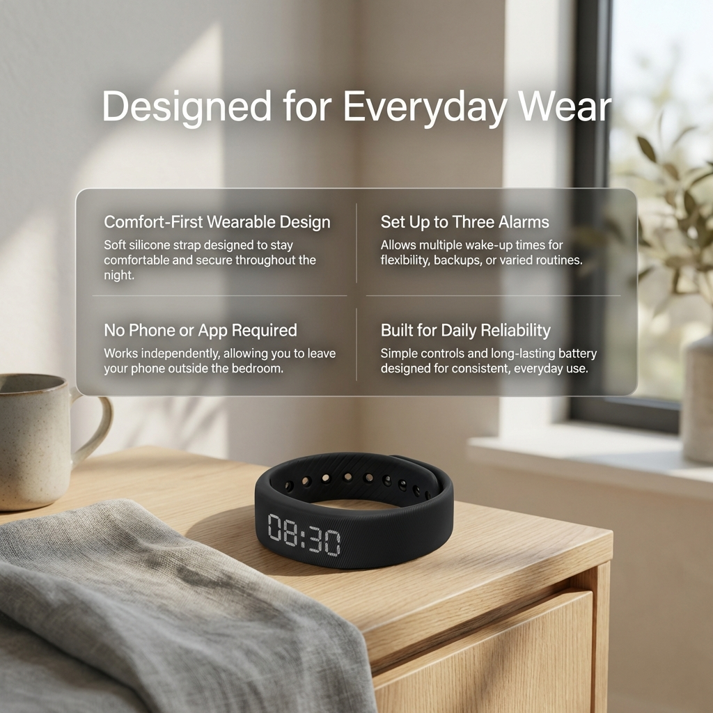 Lunirest™ Silent Wrist Alarm 2.0